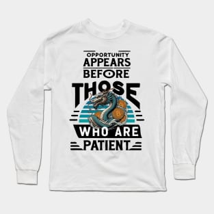 Dragon Coin Motto Long Sleeve T-Shirt